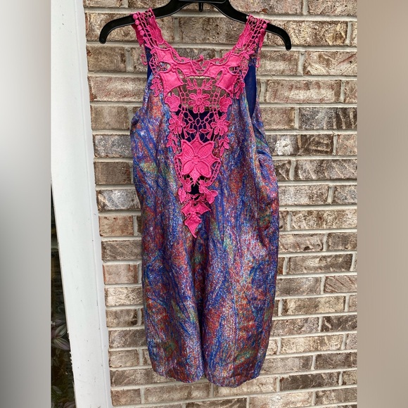 Colorful Abstract Sugarlips Slip Dress - Picture 9 of 11